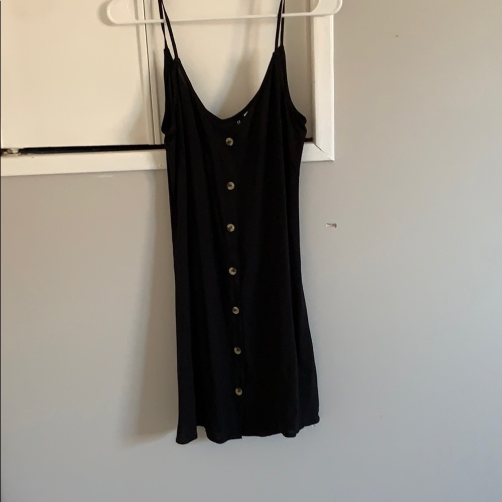 H and m black mini dress